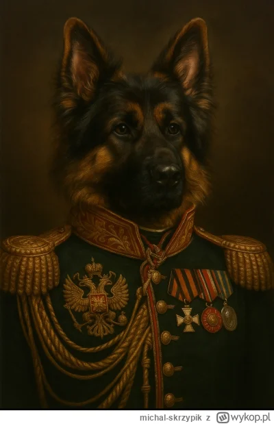 michal-skrzypik - @EmiliAlistonCreator a to mój pies Agis, jest generałem sił zbrojny...