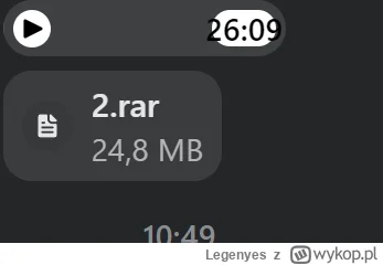 Legenyes - da sie jakoś albo pobrać albo zgrać dzwięk do pliku z messengera. Dostałem...