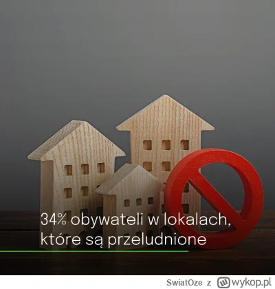 SwiatOze - ❗️Ponad jedna trzecia mieszkańców Polski żyje w przeludnionych lokalach – ...