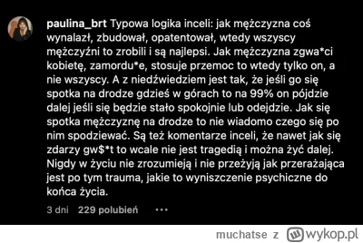 muchatse - chryste panie, skąd takie kretynki się biorą

#p0lka #incel #bekazlewactwa...