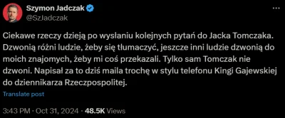 katopa - jak panstwo myslicie, jakie argumenty zawarl tomczak w mailu do pana szymona...