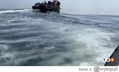 banzi - Nielegalni imigranci uzbrojeni w maczety, noże i kamienie z Tunezji w drodze ...