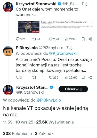 splinter96 - jprdl, co za cep xD rozumiem, że wg Stanowskiego dzisiaj można tylko i w...