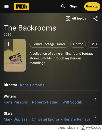 piggy_piggy - Gra backłooms jeszcze nie wyszła, a już na jej podstawie robią film 
#f...