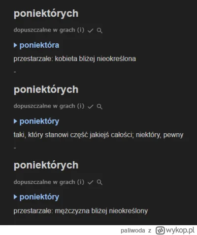 paliwoda - >  tak boli co po niektórych?
@jkbc: Masz, nieuku: