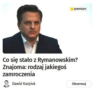 raizo777 - Oho, trzeba zniszczyć Rymanowskiego... Archetyp dziennikarza, bezstronny, ...