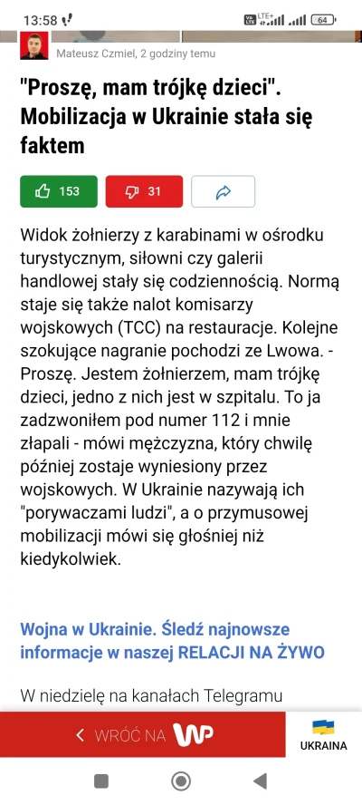 Volantie - Czyli rozklad jazdy na 2024 znany. 
Wiecej ukraincow ucieknie z ukrainy do...