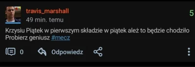 travis_marshall - Ekspert nie myśli, ekspert wie #mecz