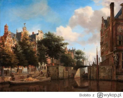 Bobito - #obrazy #sztuka #malarstwo #art

Widok na miasto Amsterdam z domami nad Here...