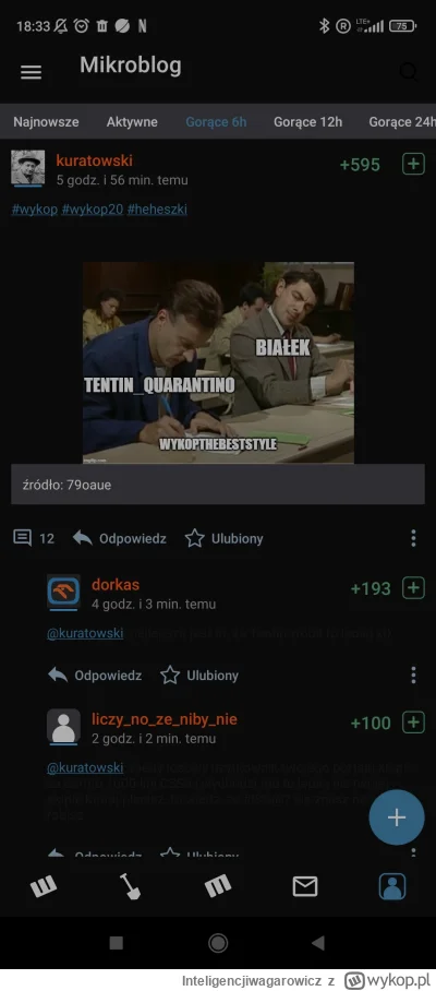 Inteligencjiwagarowicz - ja p------e może mi ktoś powiedzieć czemu w połowie wpisów m...