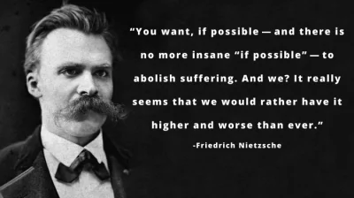Werdandi - @Inthrustwe_trust: Ból i cierpienie Nietzsche uznaje za wartościowe. Siłę ...