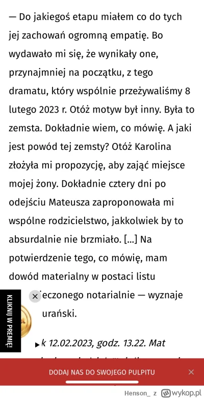 Henson_ - Wtf była dziewczyna Mateusza muranskiego chciała miec potomstwo z jackiem ?...