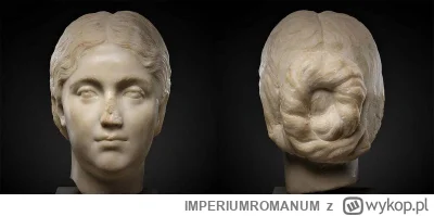 IMPERIUMROMANUM - Głowa Rzymianki z czasów dynastii Antoninów

Marmurowa głowa Rzymia...