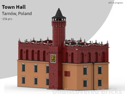 Undiscovered_bricks - Ratusz w Tarnowie z lego.
#lego #hobby #architektura #tarnow 
W...