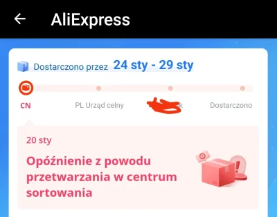 amiczek111 - Miał ktoś podobne opóźnienie na ali? 
Paczka w ogóle doszła? 
Coś boje s...