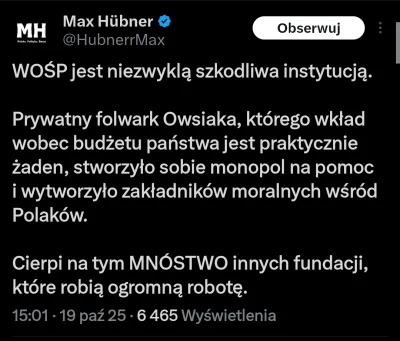 ProstyKrzywy - Zbliża się zima więc zaczynamy hejt na Owsiaka. 

Migranci nie żrą, ro...