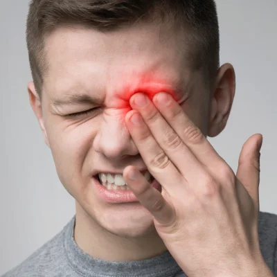 Megalogin - 2 dzień mnie boli głowa w okolicach - za okiem i skroni. Wcześniej miałem...