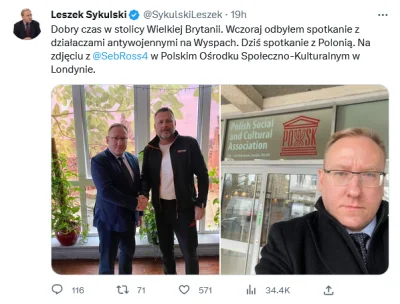 Neobychno - No tak, Pan "Onuca" Sykulski zamiast jechać do Rosji z plakatami antywoje...
