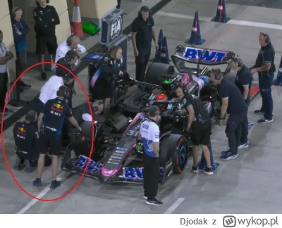 Djodak - #f1 taka #!$%@? u Francuzów że się Red Bull lituje i ludzi posyła żeby pomóc...