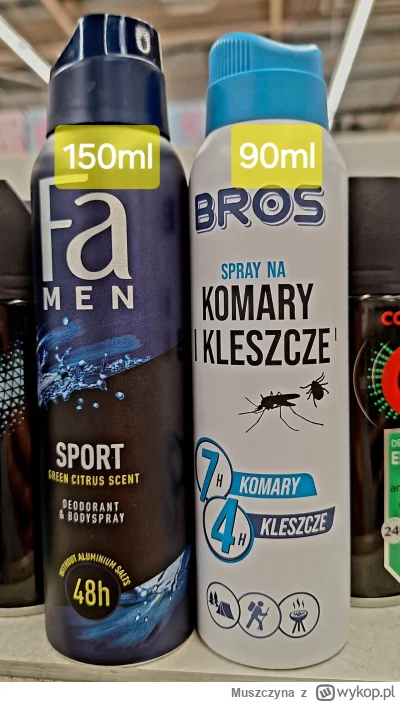 Muszczyna - Chcialem kupic cos na komary patrze jakis bros ok biore. Ale jakis lekki ...