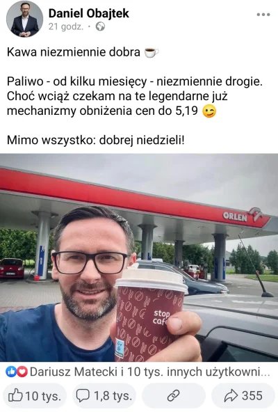 Xefirex - Ktoś wie kiedy na Orlenie zostaną obniżone marże? Karierowicz z Pcimia śmie...