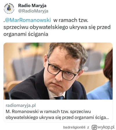 badreligion66 - #polityka To już nie zwykłe ukrywanie się przed policją. To jest OBYW...