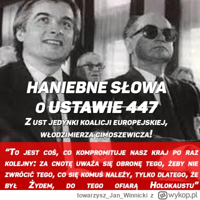 towarzyszJanWinnicki - Tutaj przykład, kiedy Cimoszewicz przekłada interes Stanów Zje...