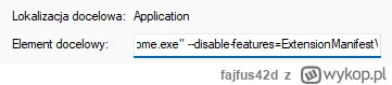fajfus42d - żeby #ublock dalej działał na #chrome do skrótu trzeba dodać

--disable-f...