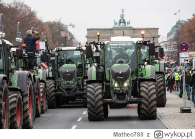 Matheo780 - Sporo osób zaczyna zaglądać do kieszeni niemieckim rolnikom: jak oni śmią...