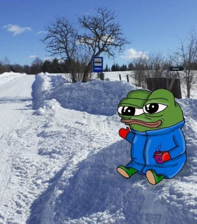 Larsberg - Chłop na wsi 100 km od wojewódzkiego czekający na autobus wiozący do kołch...