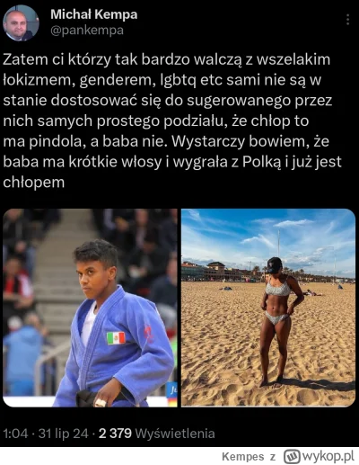 Kempes - To wykopalisko to fiksacje umysłowe prawactwa na temat seksualności innych l...