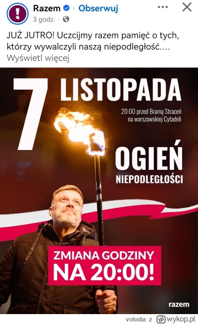volodia - Jakiś faszolski marsz ma iść na 11 listopada. Będzie polowanie na domnieman...