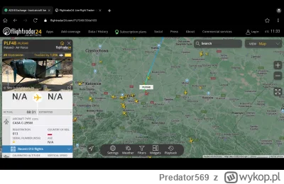 Predator569 - #flightradar24 #flightradar jest i on