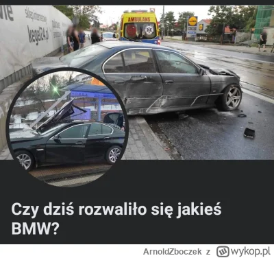 ArnoldZboczek - Lol, i nie ma dnia bez zdjęć nowych wypadków ( ͡° ͜ʖ ͡°)
#bmw #motory...