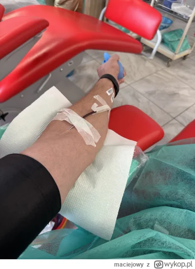 maciejowy - 129 670 - 200 = 129 470
Data donacji - 20.06.2025
Rodzaj donacji - osocze...