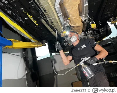 Zwierz33 - Huop w wakacje zabezpieczył całe podwozie w aucie woskiem innotec i mega s...