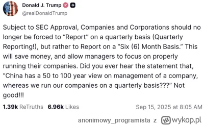 anonimowy_programista - ! zakładając, że te firmy, które by chciały, zawsze mogły by ...