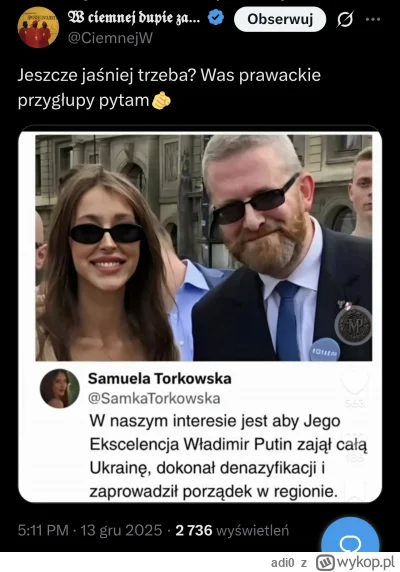 adi0 - #bekazprawakow #bekazkonfederacji #rosja #ukraina #polska