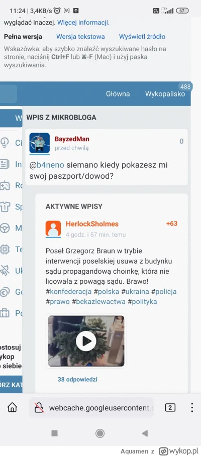 A.....n - @Kopyto96: wypytywał tu sporo użytkowników, pousuwał wszystkie takie wpisy ...