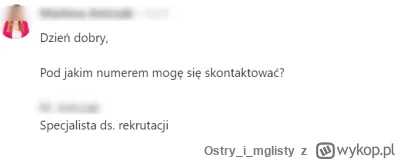 Ostryimglisty - Mirosławy, co jest nie tak z rekruterami na linkedin? Kiedyś potrafil...