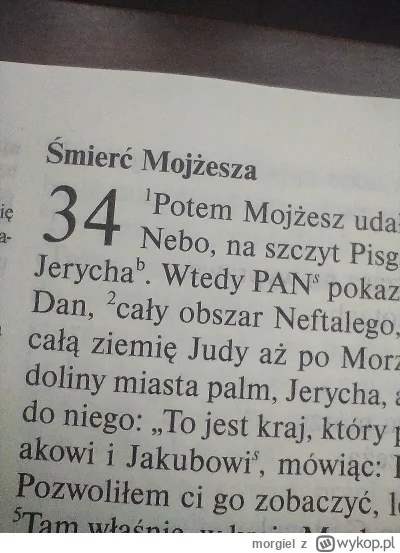 morgiel - skończyłem Księgę Powtórzonego Prawa, muszę przyznać że jak na razie chyba ...