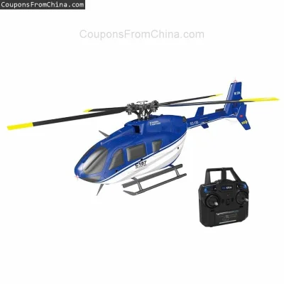 n____S - ❗ RC ERA C187 RC Helicopter RTF with 2 Batteries
〽️ Cena: 76.99 USD (dotąd n...