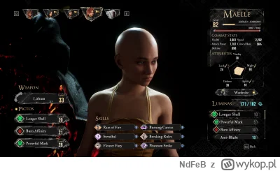 N.....B - #clairobscur Zabawne że tak wygląda najsilniejsza postać w grze ( ͡° ͜ʖ ͡°)...