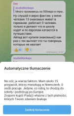 Kumpel19 - Jedna z dyskusji na telegramie ukraińców zamieszkujących w Polsce po przec...
