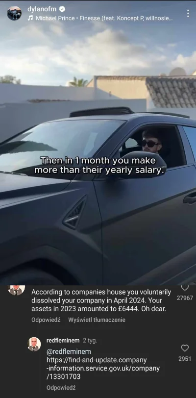 harrame - Taki mi się agent jakiś czas temu na instagramie wyświetlił, komentarz pięk...