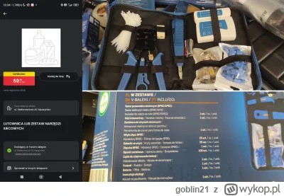 goblin21 - #biedronka #majsterkowanie #komputery 
Zestaw małego instalatora siecioweg...