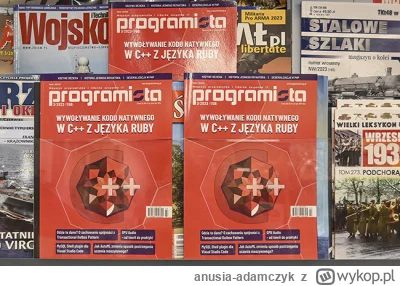 anusia-adamczyk - Cześć, zapraszamy do lektury nowego, 108 wydania "Programisty". Spi...