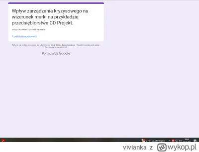 vivianka - >ania wpływu zarządzania kryzysowego na wizerunek przedsiębiorstwa na przy...