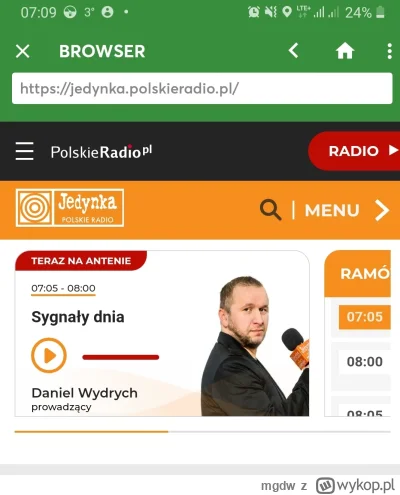 mgdw - Zwykle ktoś drugi od wywiadów był, a dziś niet.
#tvpis #radio #polskieradio #j...