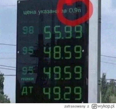 zafrasowany - Rosja wstaje z kolan. Ceny na stacjach benzynowych nie wzrosły... Zamia...